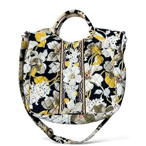 Vera Bradley - Shoulder Bag - Black And Yellow Floral Preowned READ MORE